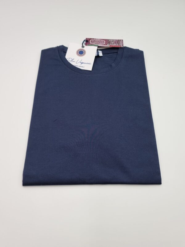 T-shirt Blu Vespucci , FILO di Scozia - immagine 4