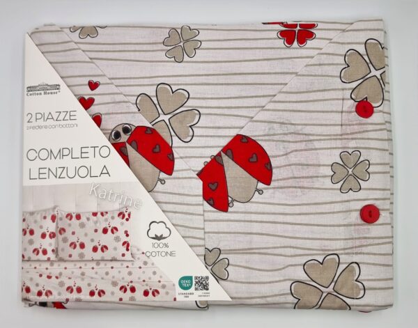 Completo Lenzuola 100 % COTONE - immagine 3